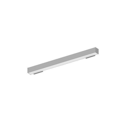 Nora 2 Foot L-Line LED Wall Mount Linear 2100Lm 4000K 2X4 Inch Left Plate And 2X4 Inch Right Plate Left Power Feed Aluminum Finish (NWLIN-21040A/L2P-R2)
