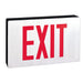 Nora Die-Cast LED Exit Sign With Battery Backup Double-Faced Aluminum With Red Letters In Black Housing (NX-606-LED/R/2F)