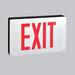 Nora Die-Cast LED Exit Sign With Battery Backup Single-Faced Aluminum With Red Letters In Black Housing (NX-606-LED/R)