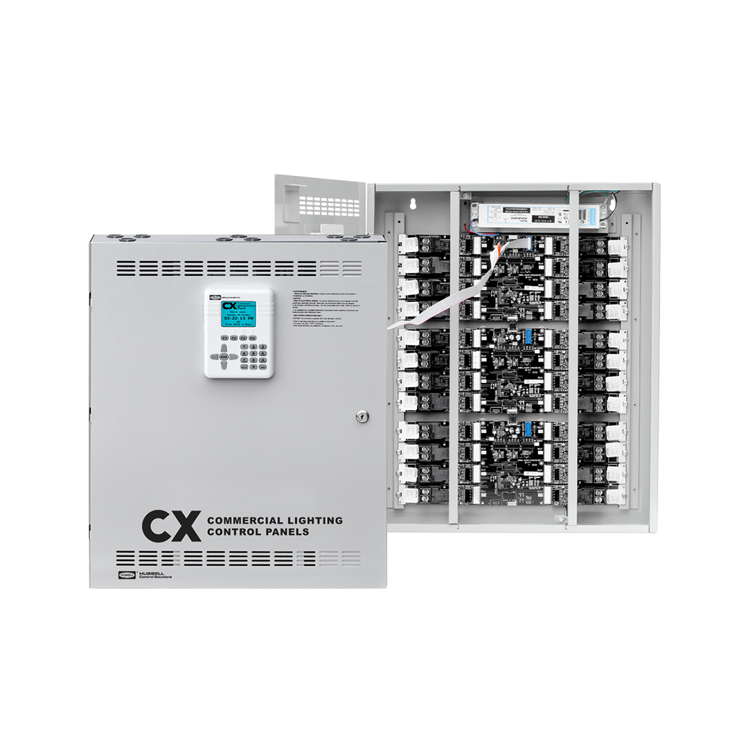 NX Lighting Controls CX082S083LM Control Panel 8 Relay Spaces ...