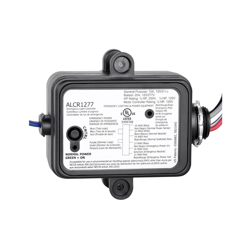 NX Lighting Controls UL924 Emergency Load Control Relay 0-10V Dimming Override 120-277V (ALCR1277)