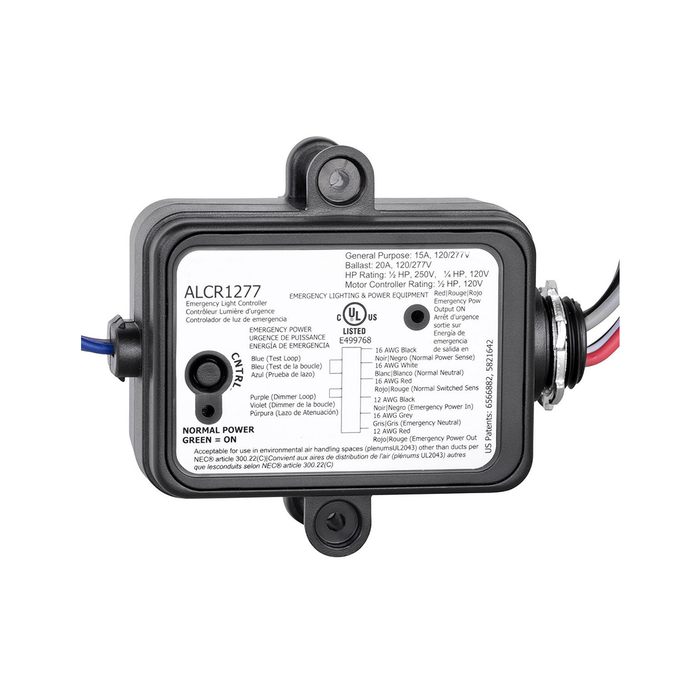 NX Lighting Controls UL924 Emergency Load Control Relay 0-10V Dimming Override 120-277V (ALCR1277)