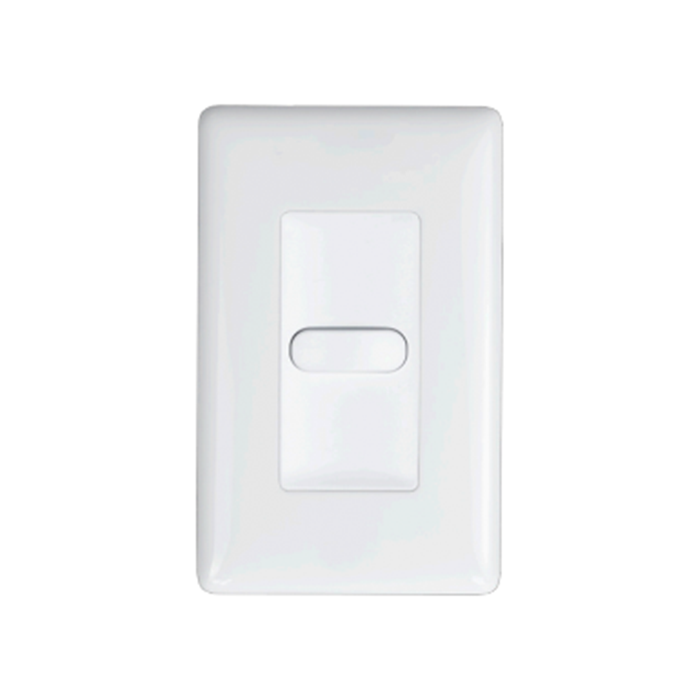 NX Lighting Controls Low Voltage Dimming Wall Switch Momentary 3-Button With Pilot LED Raise-On/Off-Lower 0-10V Control 100Ma White (LVSD-M-3-WH)