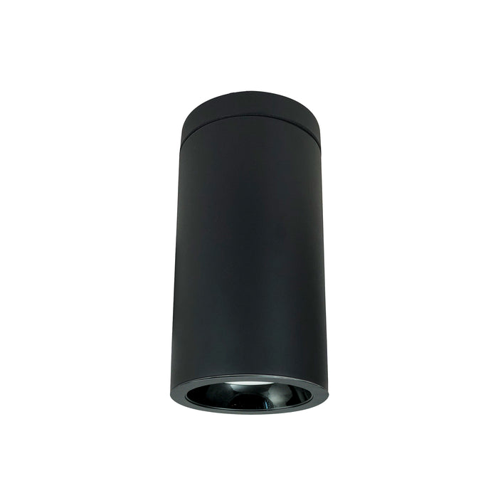Nora 6 Inch Cobalt Surface Mount Cylinder Black 1000Lm 4000K Black Reflector 120V Triac/ELV Dimming (NYLD2-6S10140BBB)