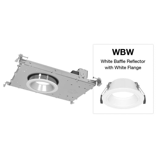 Green Creative NYXNC8RD/M9CCT5S/DUALDIM/WDWBW NYX New Construction 8 Inch Round LED Downlight Lumen/CCT Selectable 2500Lm/3000Lm/4000Lm 2700K/3000K/3500K/4000K/5000K Dual Dimming Wide Beam (37718)