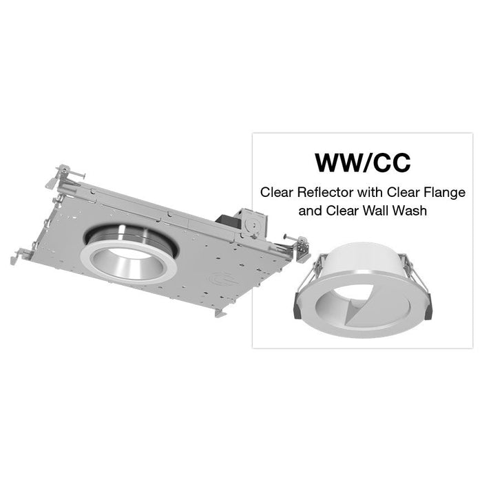 Green Creative NYXNC4RD/S9CCT5S/DUALDIM/WW/CC NYX New Construction 4 Inch Round LED Downlight Lumen/CCT Selectable 700Lm/1000Lm/1500Lm/2000Lm 2700K/3000K/3500K/4000K/5000K Dual Dimming (96654)