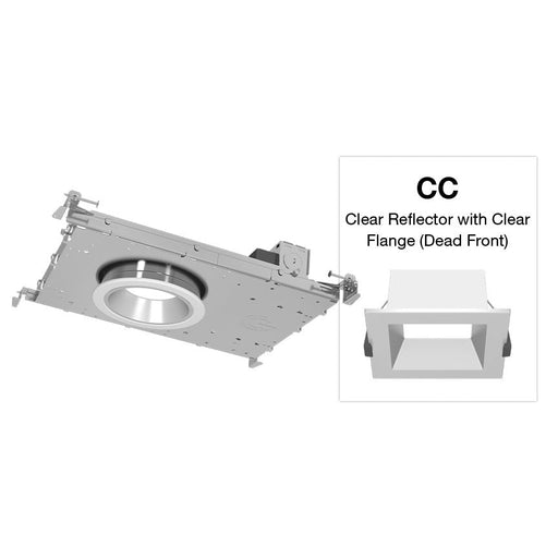 Green Creative NYXNC4SQ/M9CCT5S/DUALDIM/WD/CC NYX New Construction 4 Inch Square LED Downlight Lumen/CCT Selectable 2500Lm/3000Lm/4000Lm 2700K/3000K/3500K/4000K/5000K Dual Dimming Wide Beam (38486)