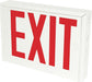 Best Lighting Products Steel Exit Sign Universal Single/Double Face Red Letters Black Housing Battery Backup (NYXTEU3RBEM)