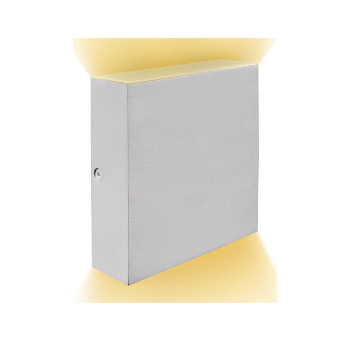 Lotus LED Lights Wall Sconce One Side LED Light White 120-277V CCT Selectable 2700K/3000K/3500K/4000K/5000K 15W 1000Lm Triac Dimming 90 CRI (OD-5-1000L-5CCT-1S-WH)