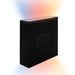 Lotus LED Lights Wall Sconce Up And Down LED RGB Plus Tunable White Wi-Fi And Bluetooth 120-277V CCT Selectable 2700K to 6500K 18W Black (OD5STRGBCW-BK)