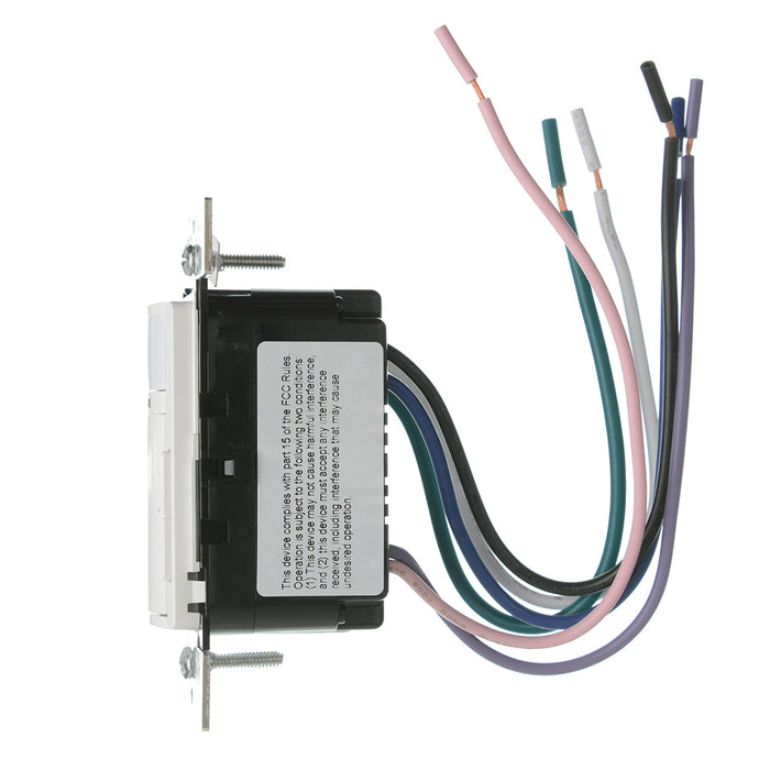 Leviton Smart Sensor PIR 0-10V Dimming Wall Box Occupancy/Vacancy Sensor App Configurable 120-277VAC Commercial Grade White (ODD10-IDW)