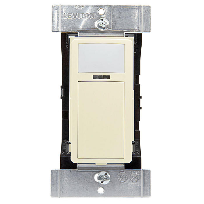 Leviton Smart Wallbox Sensor Multi-Tech 120-277Vac Switch Ivory (ODSMT-MDI)