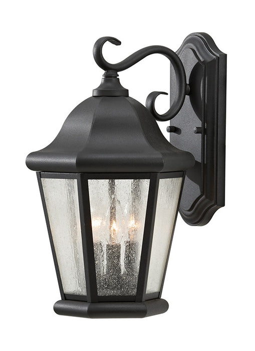 Generation Lighting Martinsville Large Three Light Outdoor Wall Mount Lantern (OL5902BK)