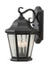 Generation Lighting Martinsville Large Three Light Outdoor Wall Mount Lantern (OL5902BK)