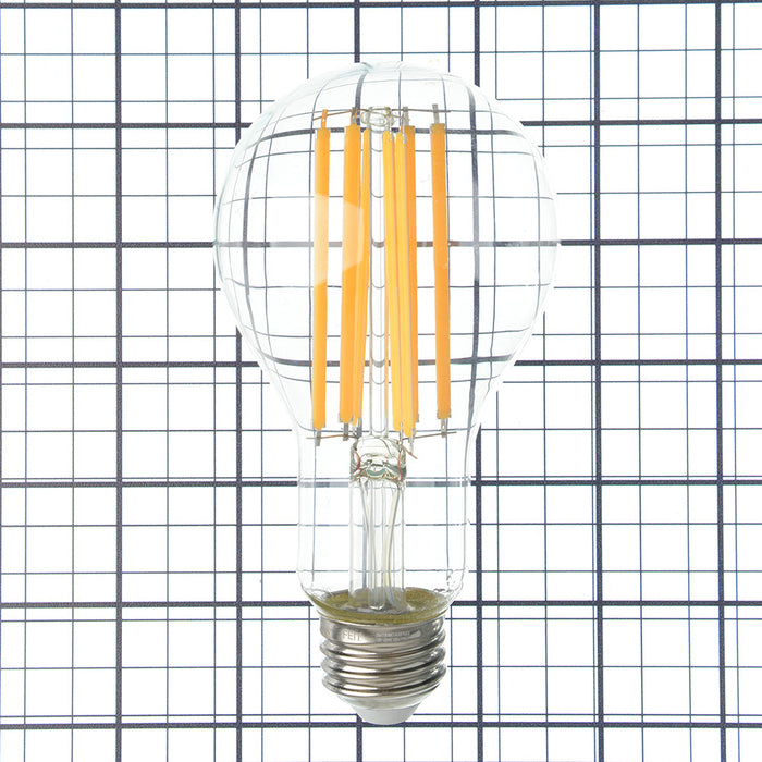 Feit Electric 18W [150W Equivalent] Bright White 3000K A21 E26 Base Dimmable Bright Light Output LED Filament Light Bulb (OM150DM/CL/830/FIL)