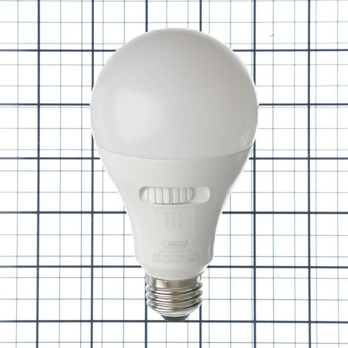 Feit Electric 28W [150W Equivalent] CCT Selectable 2700K/4000K/5000K A21 LED Light Bulb (OM150/3CCT/LEDI)