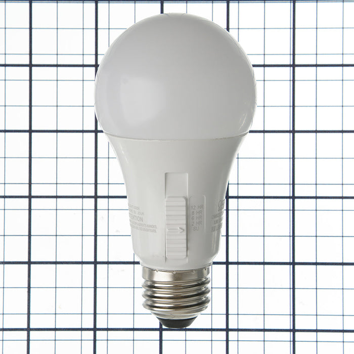 Feit Electric 8.8W [60W Equivalent] CCT Selectable 2700K-5000K A19 Timer LED Bulb (OM602CCTCA/TIMERLEDI)