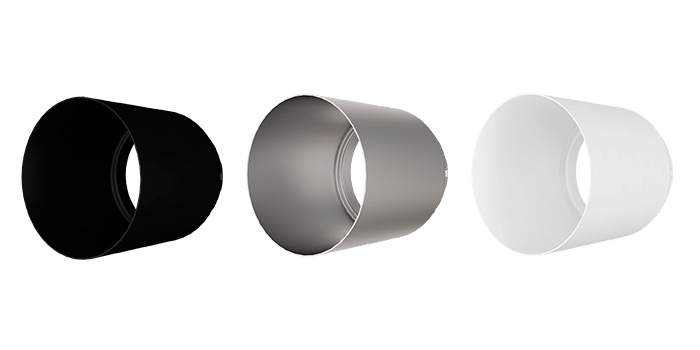 Green Creative ORB/ACC/M/SN/SV Orbit Series Medium Snoot Silver (35374)