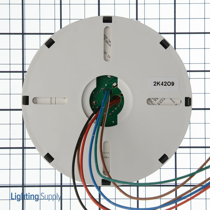 Leviton Low Voltage Occupancy Sensor Ceiling Mounted 1500 Square Foot 24VAC/VDC PIR 1A 30V AC/DC Isolated Relay Extra Mid-Range Lens Assembly (OSC15-RIW)