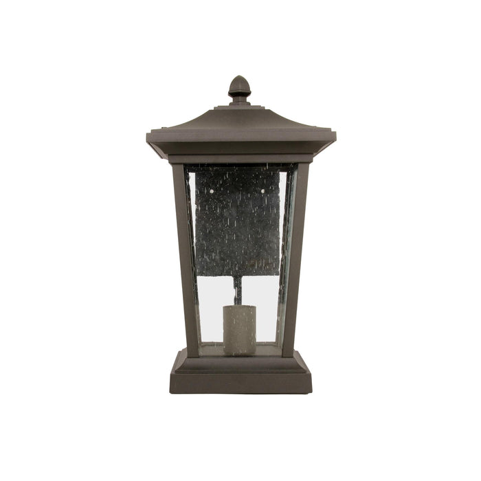 Maxlite 113333 Outdoor Wall Light Modern Hearth Style Black Finish E26 Base Socket (OWL-FCBK-E26)