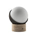 Bulbrite ORB/TL/TR/CB Cordless Indoor Table Lamp Orb 6.5W 3.7V 300Lm 2700K 92 CRI Travertine/Chocolate Bronze (K70700)