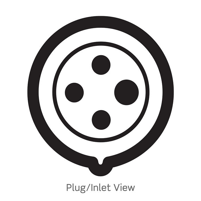 Leviton Marine 100A IEC Plug 120/208V 3-Phase 4P5W (M5100P9WLEV)