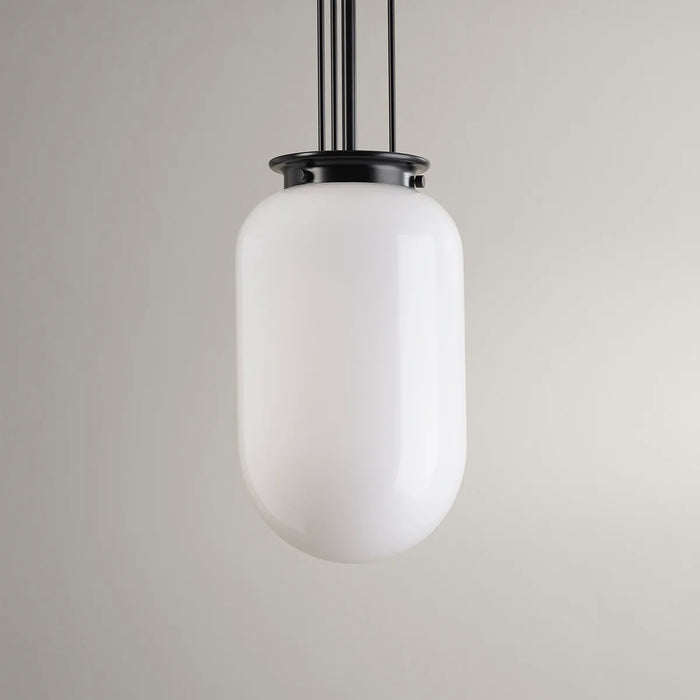 Progress Lighting Alisse Collection One-Light LED Pendant Light Matte Black (P500476-31M)