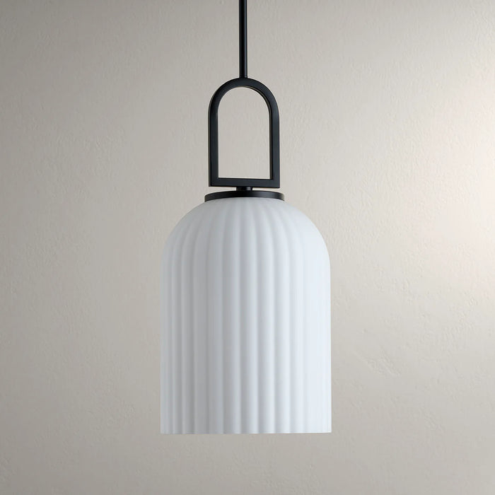 Progress Lighting Stanza Collection One-Light LED Pendant Light Matte Black (P500482-31M)