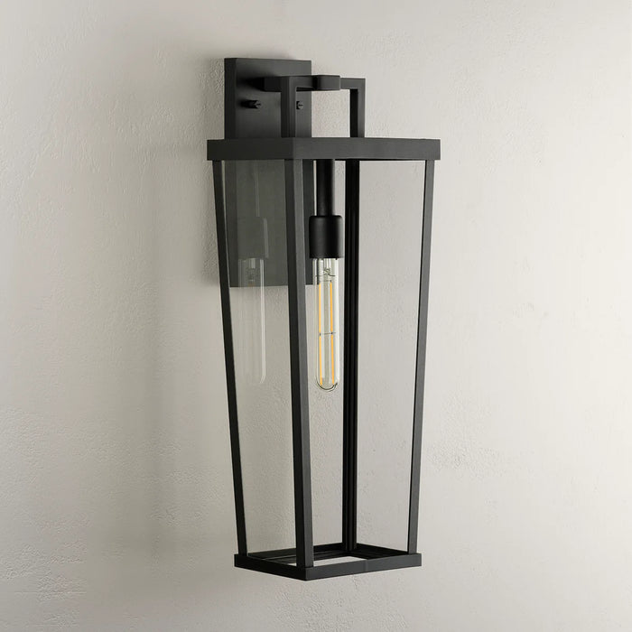 Progress Lighting Tryon Collection One-Light LED Large New Traditional Outdoor Wall Lantern Black (P560374-031)