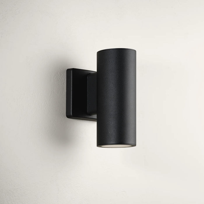 Progress Lighting 3 Inch Wall Mount LED Up/Down Cylinder Black (P563001-031-30K)
