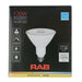 RAB PAR38 16.5W 120W Equivalent 1370Lm E26 90 CRI 3000K Dimmable 40 Degree (PAR38-16-930-40D-DIM)
