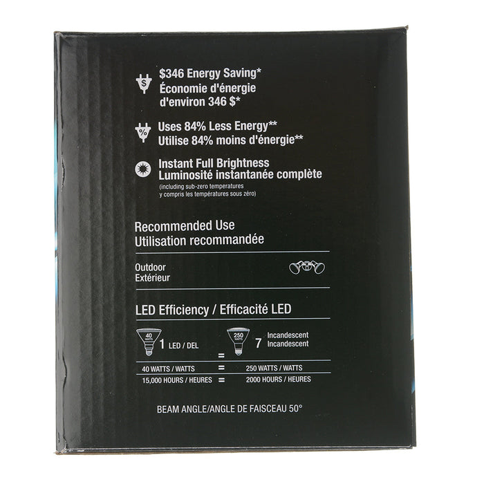 Feit Electric 40W [250W Equivalent] Daylight 5000K E26 Base Dimmable PAR38 Reflector High Output LED Bulb (PAR38DM/3750/5K/LED)