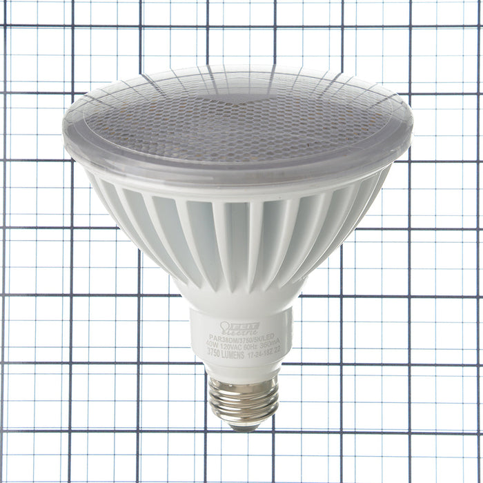 Feit Electric 40W [250W Equivalent] Daylight 5000K E26 Base Dimmable PAR38 Reflector High Output LED Bulb (PAR38DM/3750/5K/LED)