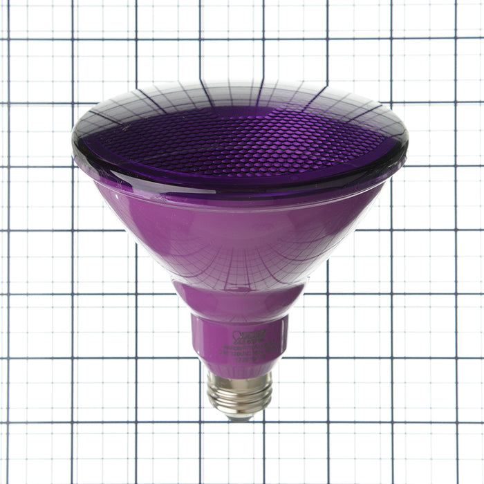 Feit Electric Purple PAR38 Non-Dimmable LED Reflector Light Bulb (PAR38/P/10KLED/BX)