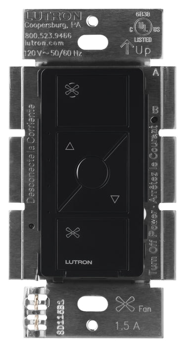 Lutron Caseta Quiet Fan Speed Control Black (PD-FSQN-BL)