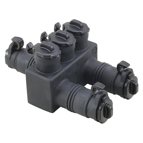 ILSCO Streetwise Street Light Connector Dual Rated Direct Bury Conductor Range 1/0-14 2 Ports Line Side 1 Port Load Side UL (USPA21-1/0SS-DB)