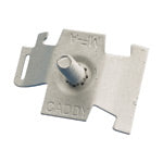 Caddy Clip-On Strut Nut 1/4 Inch Hole With Screw 5/8 Inch Screw Length (MFA625)