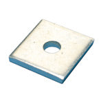 Caddy Square Channel Washer Steel Electrogalvanized 1/2 Inch Rod 9/16 Inch Hole (F150000EG)