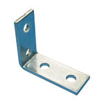 Caddy 2-2 Hole Corner Angle Bracket Steel Electrogalvanized 4 1/8 Inch X 3-1/2 Inch (L220000EG)