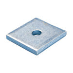 Caddy Square Channel Washer Steel Electrogalvanized 5/16 Inch Rod 3/8 Inch Hole (F130000EG)