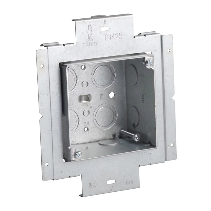 Caddy Adjustable Depth Box With Mounting Plate 2 1/2 Inch Box Depth (TB425)