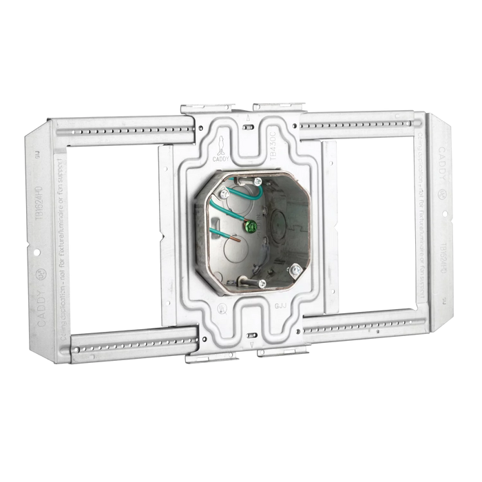 Caddy Adjustable Depth Octagon Box On TB1624HD Bracket No Rail (TBOC)