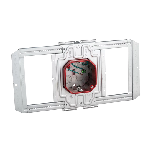 Caddy Adjustable Depth Octagon Fire Alarm Box TB1624HD Bracket Rail (TBOCR)