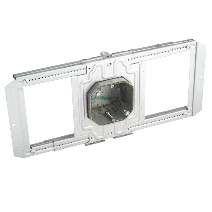 Caddy Adjustable Depth Octagon Box And Rail On TB1624HD Bracket (TBRLOC)