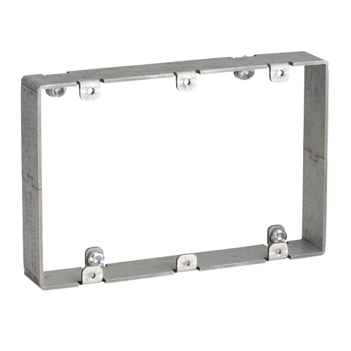 Caddy 1 Inch Deep Adjustable Mud Ring Extension Triple Gang (AMRTGEX)