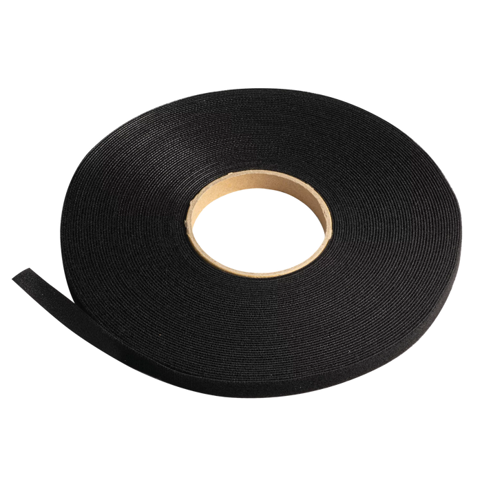 Caddy 1/2 Inch X 25 Yard Hook And Loop Black (CADLOOP8)