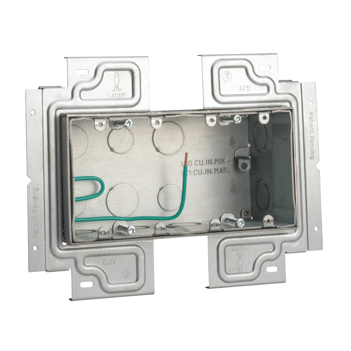 Caddy Adjustable Depth Multi-Gang Masonry Open Back Box - 4 Gang (TB4GM)