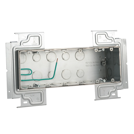 Caddy Adjustable Depth Multi-Gang Masonry Open Back Box - 6 Gang (TB6GM)