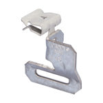 Caddy MSR 90 Degree Hammer-On Strap Hanger 1/8 Inch 1/4 Inch Flange 1-1/4 Inch Maximum Strap (MSR24)