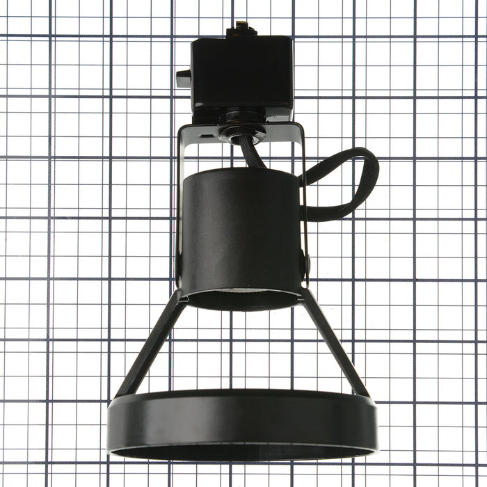 Philips Lightolier 9030NBK Lytespan PAR30 Gimbal Ring Track Head Matte Black (#912400528334)